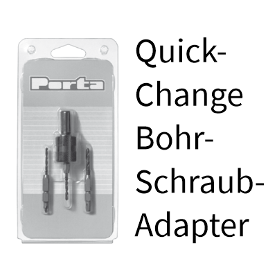 Porta Bohr-Schraub Adapter