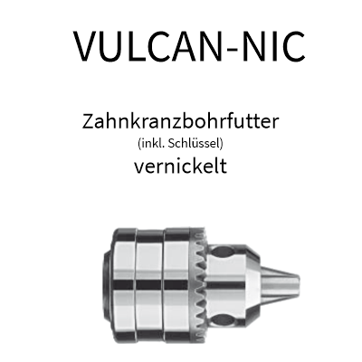 Porta vernickeltes Zahnkranzbohrfutter