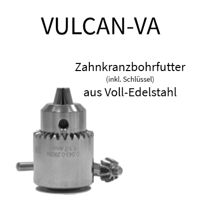 Porta-Zahnkranzbohrfutter aus Edelstahl