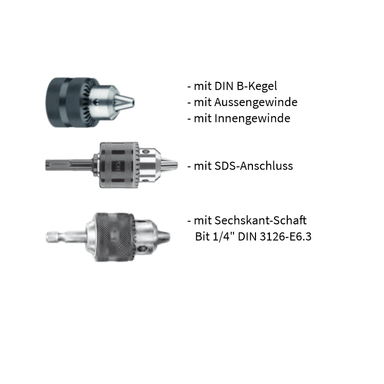 Porto-Zahnkranzbohrfutter